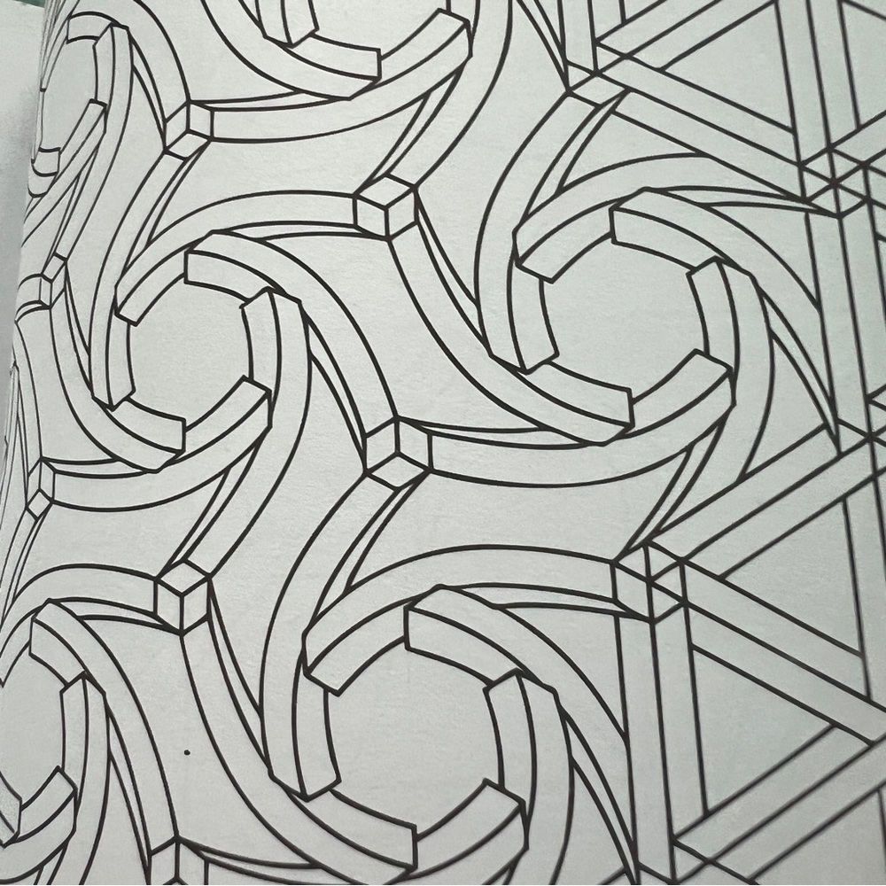Adult Coloring Book Geometric patterns - Picture 3 of 3